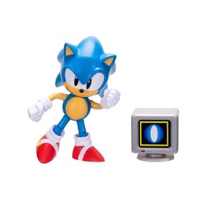 Sonic the Hedgehog 4" Articulated Figures w/ accy Vision Power Sonic with Purple Chaos Emerald - 1 of 4