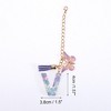 Unique Bargains Heart Sequin Letter V Butterfly Tassel Water Cup Pendant Purple 1 Pc - 2 of 4