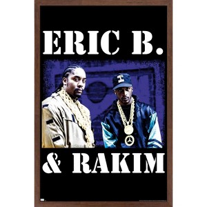 Trends International Eric B. & Rakim - Gold Chains Framed Wall Poster Prints - 1 of 4