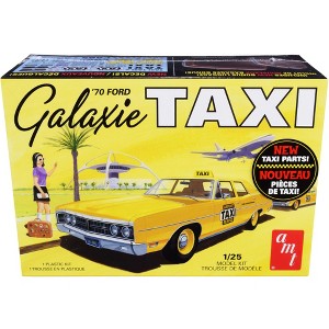 Skill 2 Model Kit 1970 Ford Galaxie "Taxi" with Luggage 1/25 Scale Model by AMT - 1 of 4