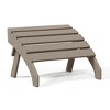WestinTrends Dylan Outdoor Patio HDPE Adirondack Ottoman Footrest - 4 of 4