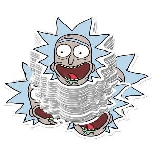 Rick & Morty Rick Expression 100ct Vinyl Large Deluxe Stickers Variety Pack - 1 of 4