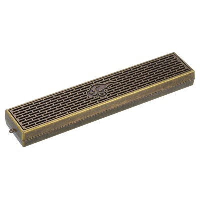 Unique Bargains Zinc Alloy Lightweight Smooth Surface Portable Incense Holder