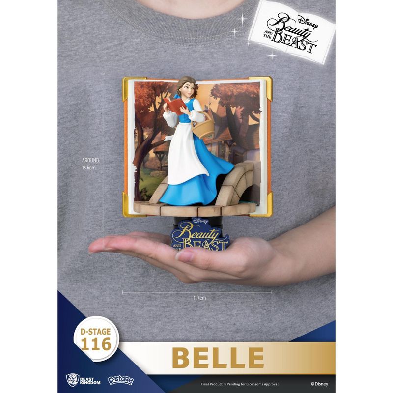 DISNEY Diorama Stage-116-Story Book Series-Belle (D-Stage), 5 of 6