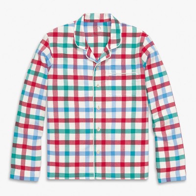 Primary Adult Flannel Pj Top (Unisex Fit)