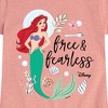 Girls' - Disney - Free And Fearless Fitted Short Sleeve Graphic T-Shirt - 2 of 4