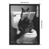 Amanti Art The Sin Queen Throne Room Cat by Niky Rahner Framed Canvas Wall Art - 3 of 4