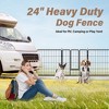 Dog Playpen Indoor Outdoor, Metal Heavy Portable Foldable Dog Pen for Large - 4 of 4
