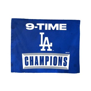 MLB Los Angeles Dodgers 2025 World Series Multi Champ Blitz Rally Towel 15 x 18 inches - 1 of 4