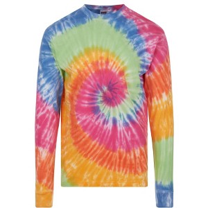DARESAY Long Sleeve Tie Dye T-Shirt, For Men, Women And Teens (Up to 5XL) - 1 of 4