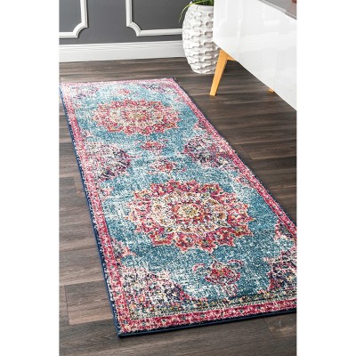 Nuloom Tabitha Vintage Medallion Area Rug, Runner 2' 8" x 8', Multicolored