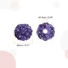 Unique Bargains Round Disco Shiny DIY Bracelet Necklace Rhinestone Clay Beads 100 Pcs - 2 of 4