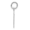 Black Bow Jewelry 14k White Gold, Madison Collection, Medium Script Initial Pendant A-W - 2 of 4