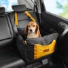 VEVOR Dog Car Seat, Waterproof Dog Booster Seat for Car with Side Handles and A Storage Pocket, Clip-On Safety Leash and PP Cotton Filling - 2 of 4