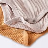 Baby 3pk Birds Long Sleeve Wide Ribbed Bodysuit - Cloud Island™ Bronze - 4 of 4