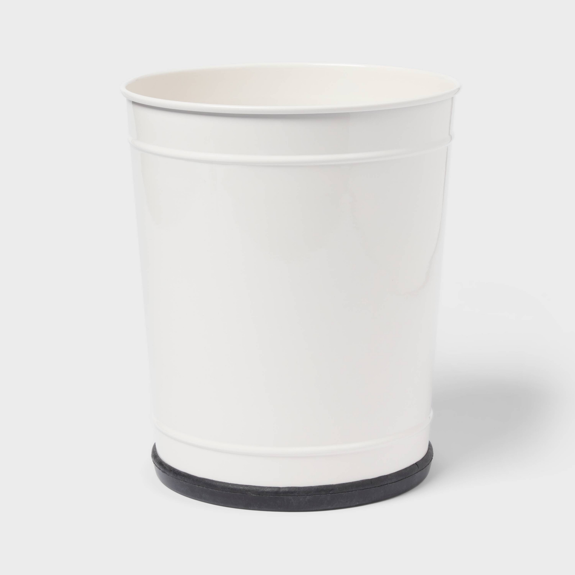 Enameled Look Metal Wastebasket - Threshold™