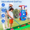 iMountek "Toddler Golf Set with 4 Balls, 4 Clubs, 2 Holes & Flags, Golf Cart for Indoor/Outdoor Fun, Gift for Kids" MultiColor - 4 of 4