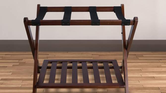 Luggage Rack with Shelf - Flora Home, 2 of 8, play video