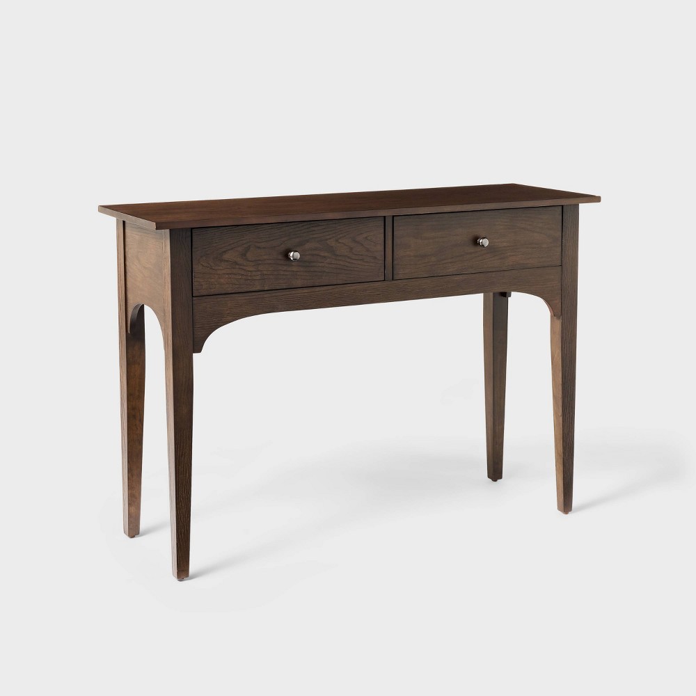 Photos - Dining Table Palma 46" Arched Console Table (KD) Dark Brown - Threshold™ designed with