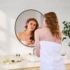 Bathroom Mirror Wall Mount Bathroom Mirror, Modern Wraparound Metal Framed Mirror, Bathroom/Bedroom/Entryway, Hang Horizontally or Vertically - 3 of 4