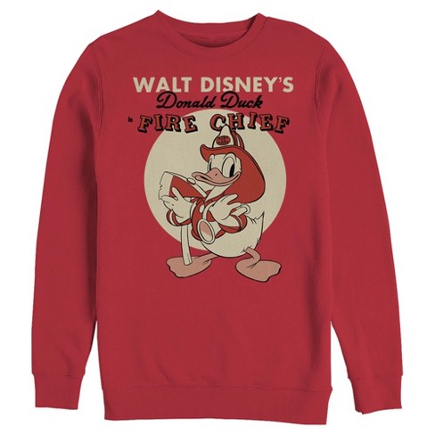 Men's Mickey & Friends Fire Chief Donald Sweatshirt - image 1 of 4