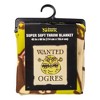 Silver Buffalo Shrek "Wanted Ogres" 45 x 60 Inch Fleece Throw Blanket - 2 of 4