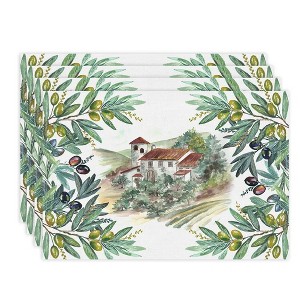 Laural Home Olive Grove Set of 4 13" x 19" Placemats - 1 of 1