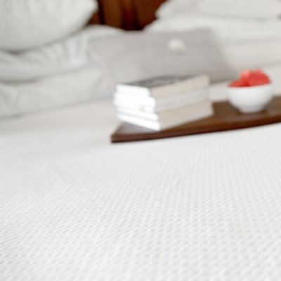 White Twin XL Waterproof Terry Cloth Mattress Protector