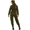 HalloweenCostumes.com Army Flightsuit Costume for Women - 3 of 4