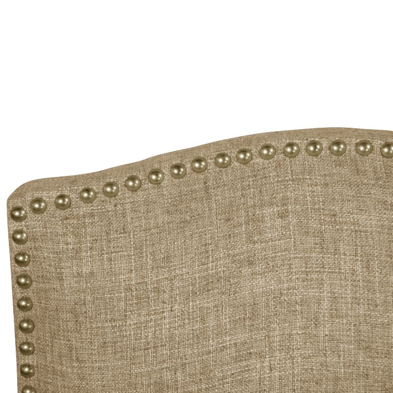 Skyline Furniture Ayala Nail Button Dining Chair in Linen, 6 of 11