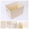 REGALWOVEN Fabric Foldable Closet Storage Bins with Handles 2 Pcs - 2 of 4
