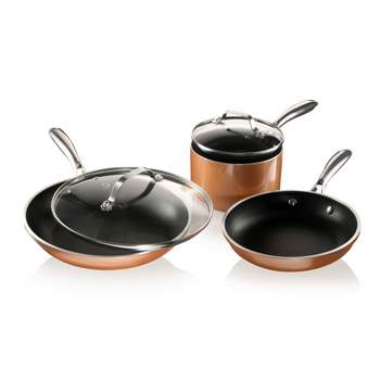 Biltmore® Belly Shaped Copper Bottom 11-Piece Cookware Set