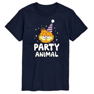 Men's - Garfield - Garfield Party Animal Short Sleeve Graphic T-Shirt - 1 of 4