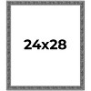 PosterPalooza | Distressed Black Picture Frame - UV Acrylic, Foam Board Backing, Hanging Hardware - 2 of 4