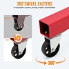 2 Ton Folding Hydraulic Engine Hoist with Lever, Folding Engine Shop Crane Hoist Lift, Heavy Cherry Picker with 6 Wheels for Garage, Workshop - 3 of 4