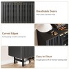 6-Tier Shoe Cabinet with Doors, Wood Shoe Storage Organizer for 24 Pairs - 3 of 4