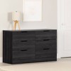 South Shore Fynn 6 Drawer Double Dresser Gray Oak: Laminated Particle Board, 5-Year Warranty, Anti-Tip Hardware - 4 of 4
