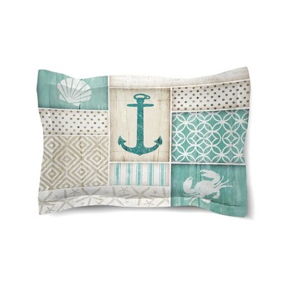 Laural Home Coastal Retreat 20" x 26" Comforter Sham