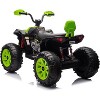 24V 2-Seater Kids Ride On ATV Car, Electric 4 Wheeler Off-Road Vehicle with Dual 550W Motors, LED Lights & Music - 2 of 4