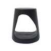 Round Outdoor End Tables, Wood-Effect MGO Outdoor Side Table, Hollow Base Patio End Table for Outside or Indoor Use -Christopher Knight Home - 4 of 4