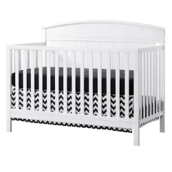 Oxford Baby Baldwin 4-in-1 Convertible Crib - White