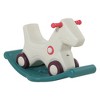 Infurnic Baby Walkers Kids 2 in 1 Rocking Horse Sliding Car Indoor Outdoor Use Detachable Base, Wheels, Smooth Materials, Grey, 29.25"*14.25"*17.25" - 3 of 4