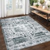 Vintage Oriental Medallion Rug Non Slip Ultra-Thin Rug - 3 of 4