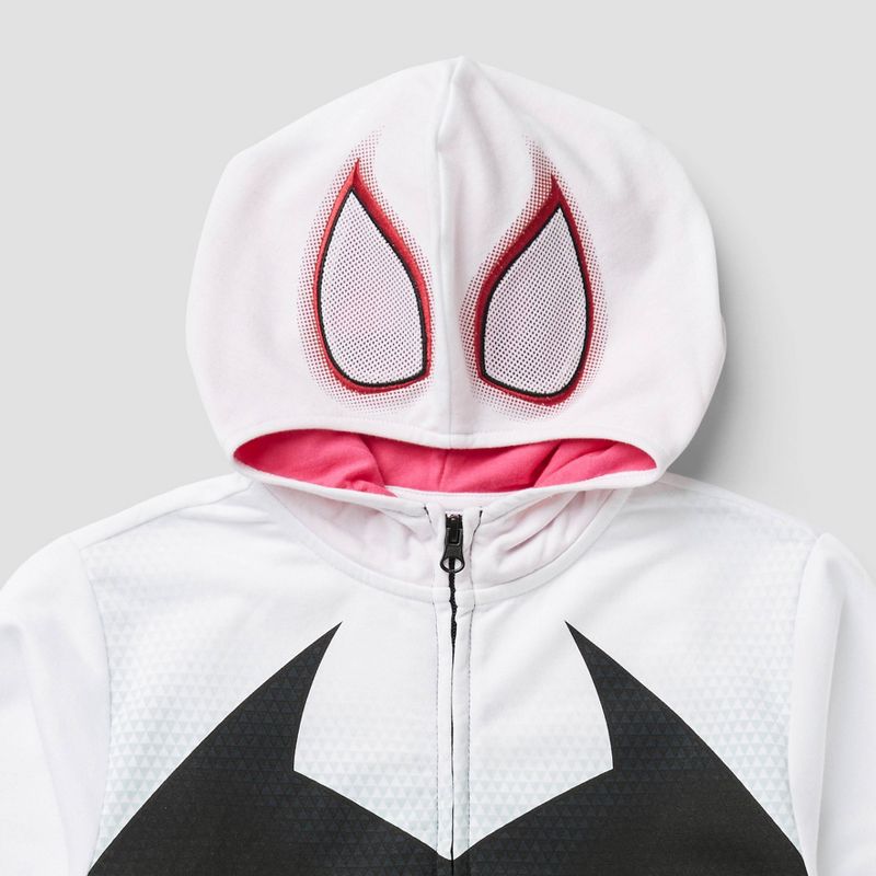 Boys' Spider-Man Ghost-Spider Cosplay Sweatshirt - Black/White, 2 of 4