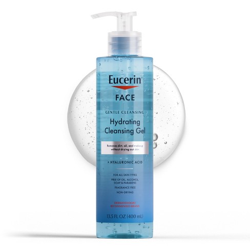 Eucerin Gentle Hydrating Face Cleansing Gel - 13.5 fl oz - image 1 of 4