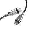 Naztech TITANIUM USB-C to MFi Lightning Braided Fast Charge Cable - 2 of 4