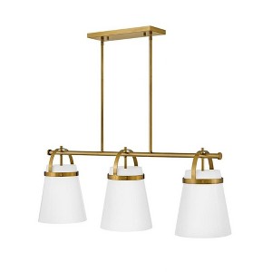 Lark Tori 1 - Light Chandelier in  Lacquered Brass - 1 of 4