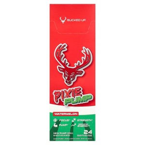 Bucked Up Pixie Pump, Watermelon, 24 Sticks, 0.37 oz (10.6 g) Each - 1 of 3