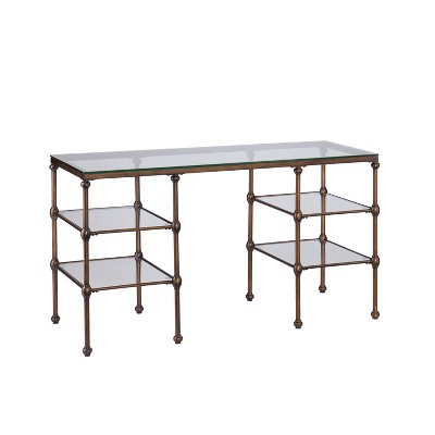 target glass desk