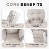 Home Imports Emporium Nursery Glider and Ottoman Set for Breastfeeding - 4 of 4